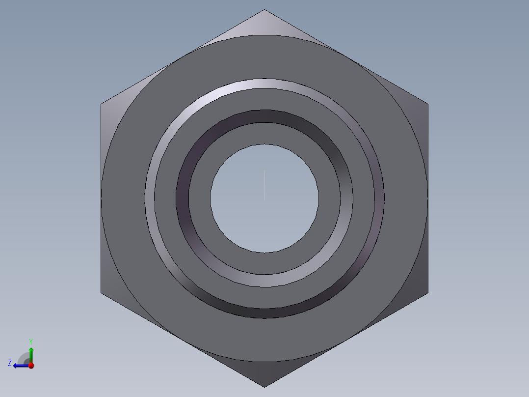直通内螺纹接头、5DB22-08右视图
