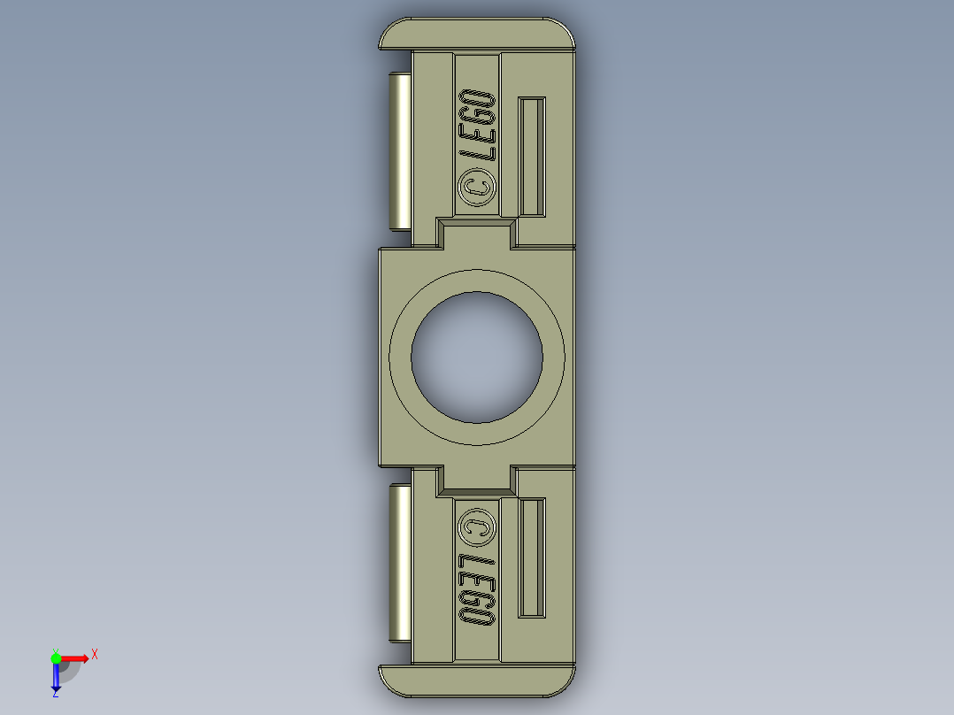 A2005005-乐高Technic - 弯曲连接器俯视图
