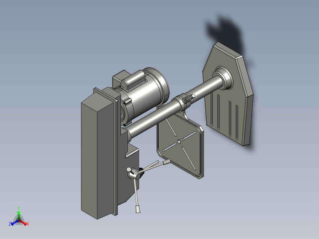 A2004763-钻床台钻正等轴测图