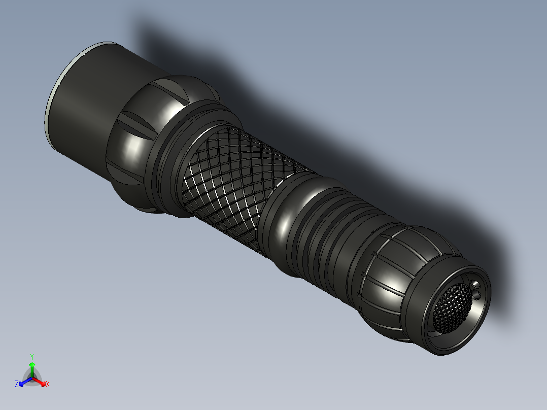 明珠塔强光手电筒设计