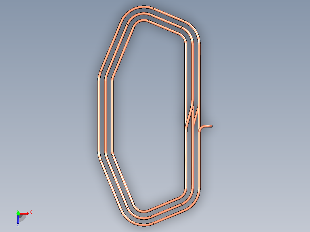 激励、绕组、绕线、线圈俯视图