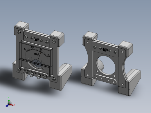 3D打印电流表支架