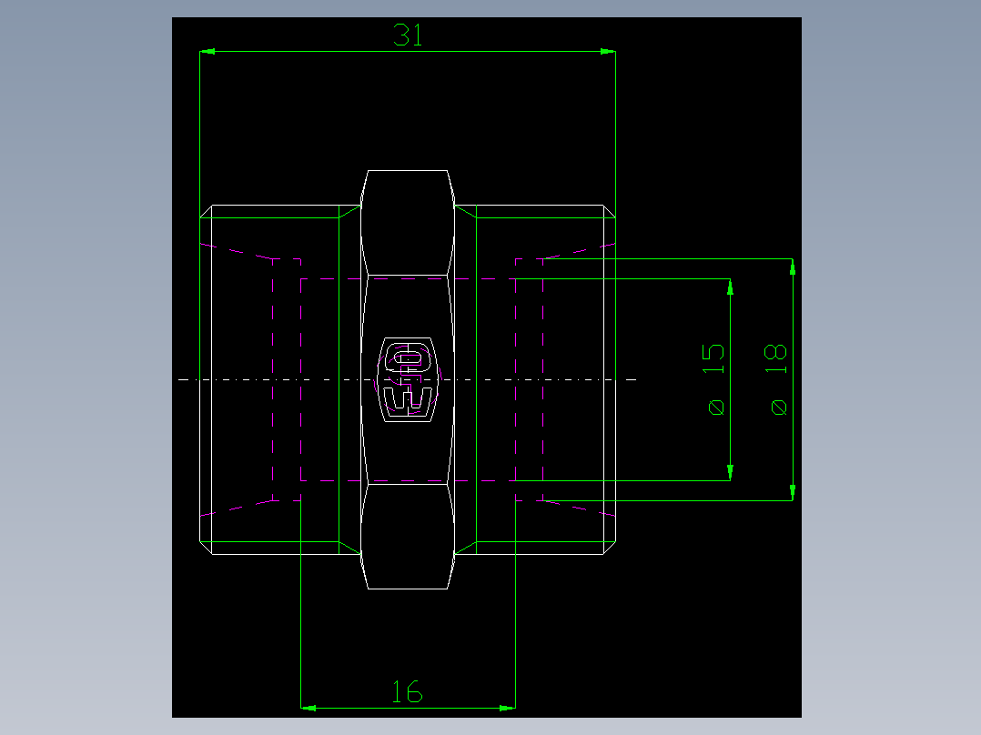 PARKER管接头EO Union G18L71X_front