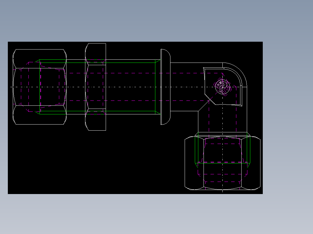 PARKER管接头EO Bulkhead elbow WSV10LCF(16)_back