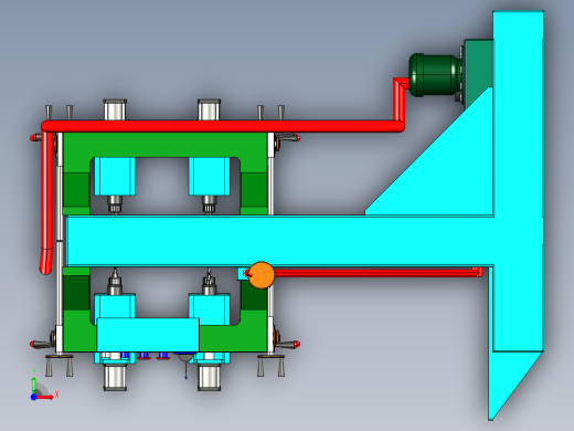 玻璃自动化双面打孔机前视缩略图