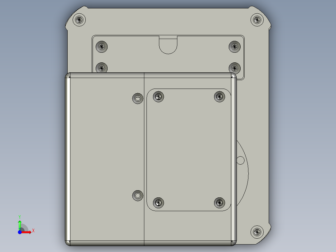 在线式-H010-打标头前视图
