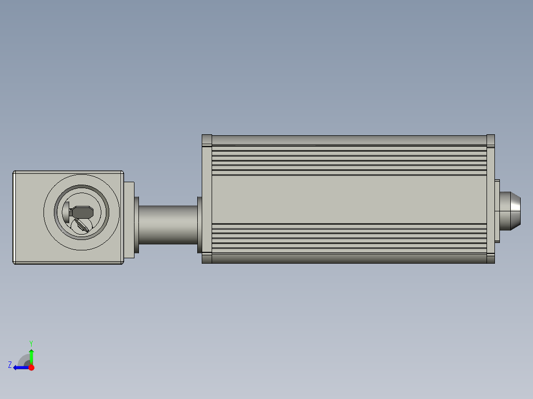 在线式-H010-打标头右视图