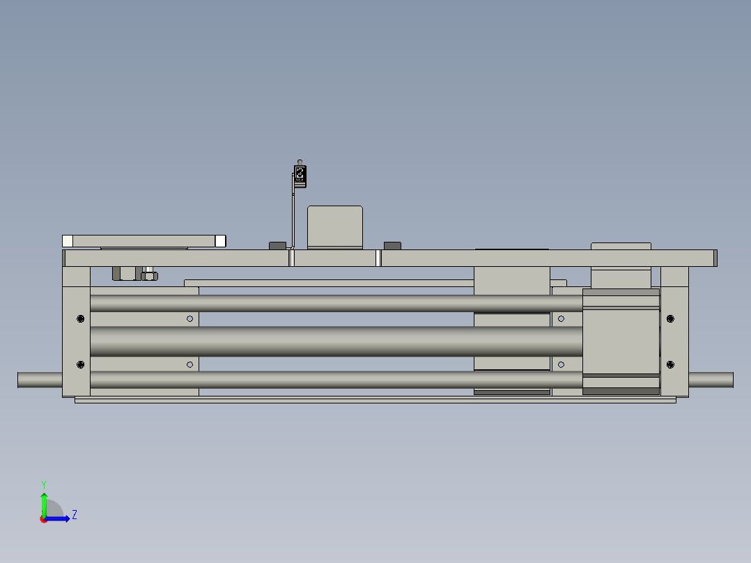 TRD899MINI-2221-00卷盘推入机构左视图