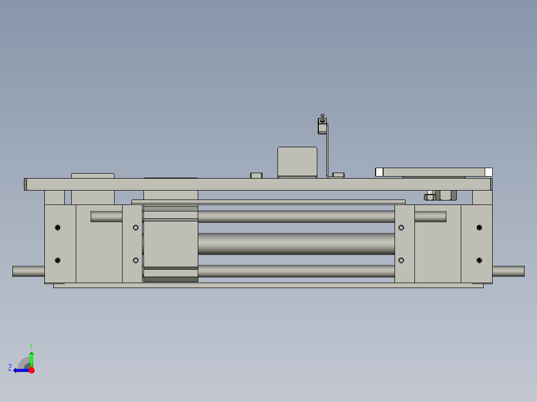 TRD899MINI-2221-00卷盘推入机构右视图