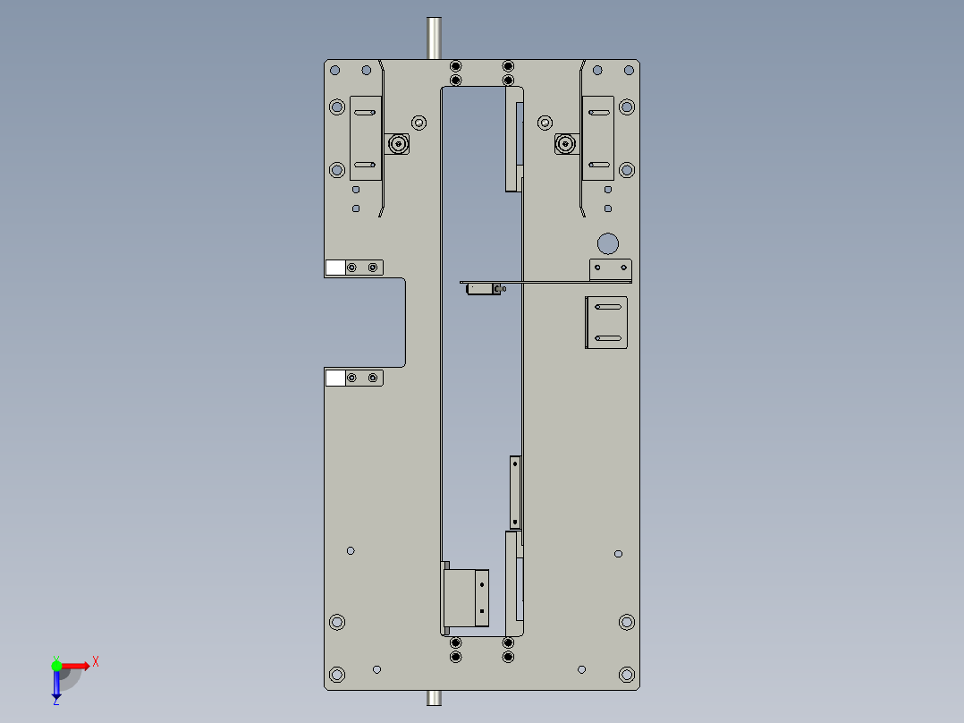 TRD899MINI-2221-00卷盘推入机构俯视图