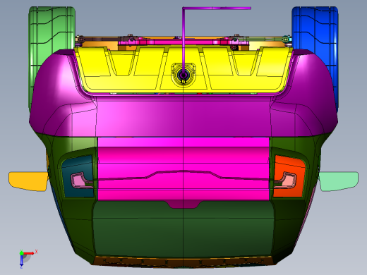 智能老年小型电动车俯视缩略图