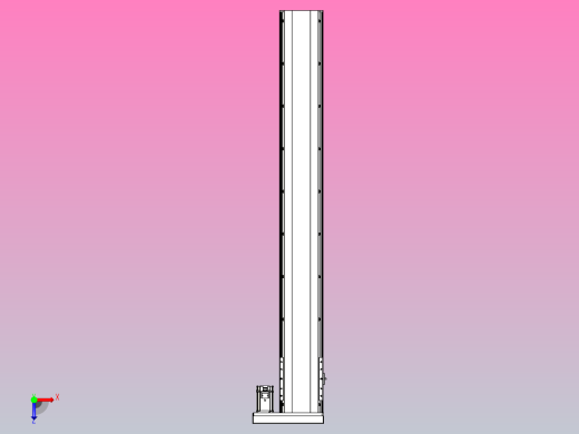 日规模组半封闭丝杆TPA-HNR-202D-2510C-L1550-ML-C-P75-N3俯视缩略图