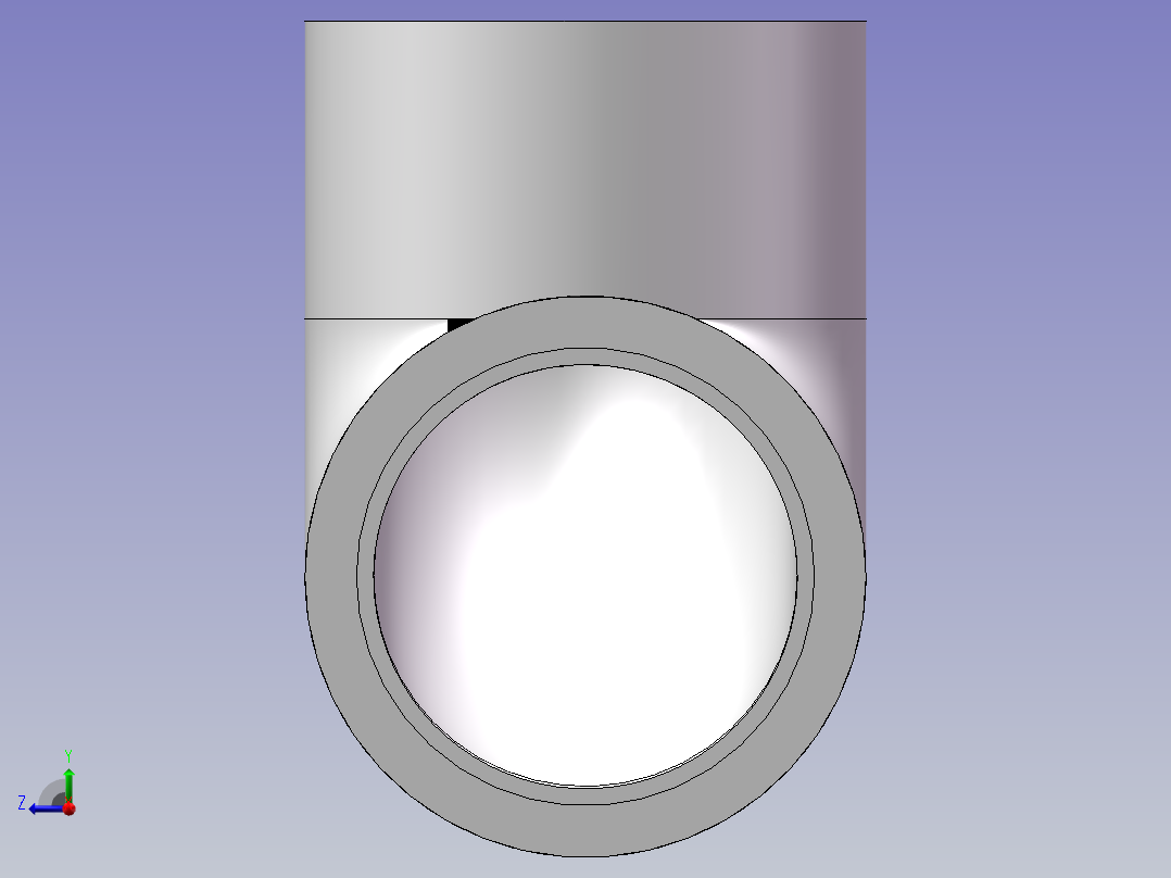 90_ELBOW_DN32_PN10_U-PVC右视图
