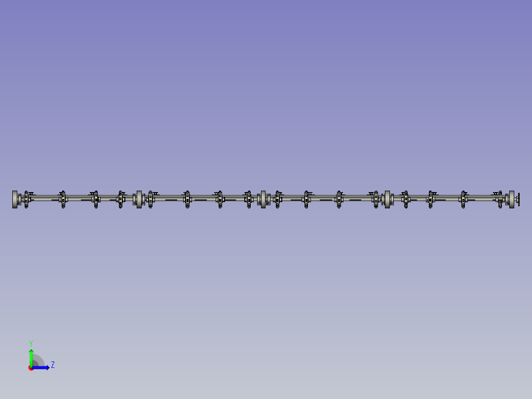 链板输送线装配12左视图