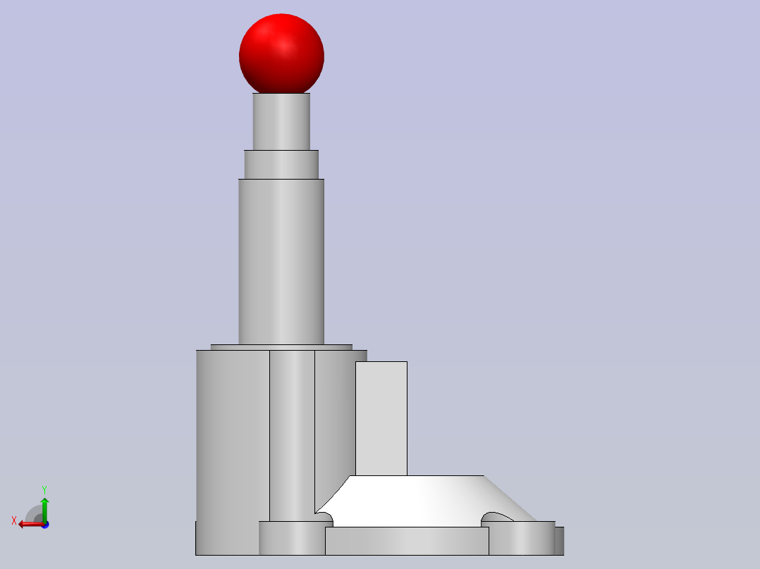 A0004557-操纵杆杠杆  控制杆底座后视图