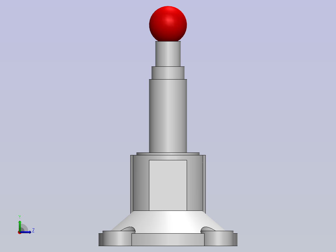 A0004557-操纵杆杠杆  控制杆底座左视图