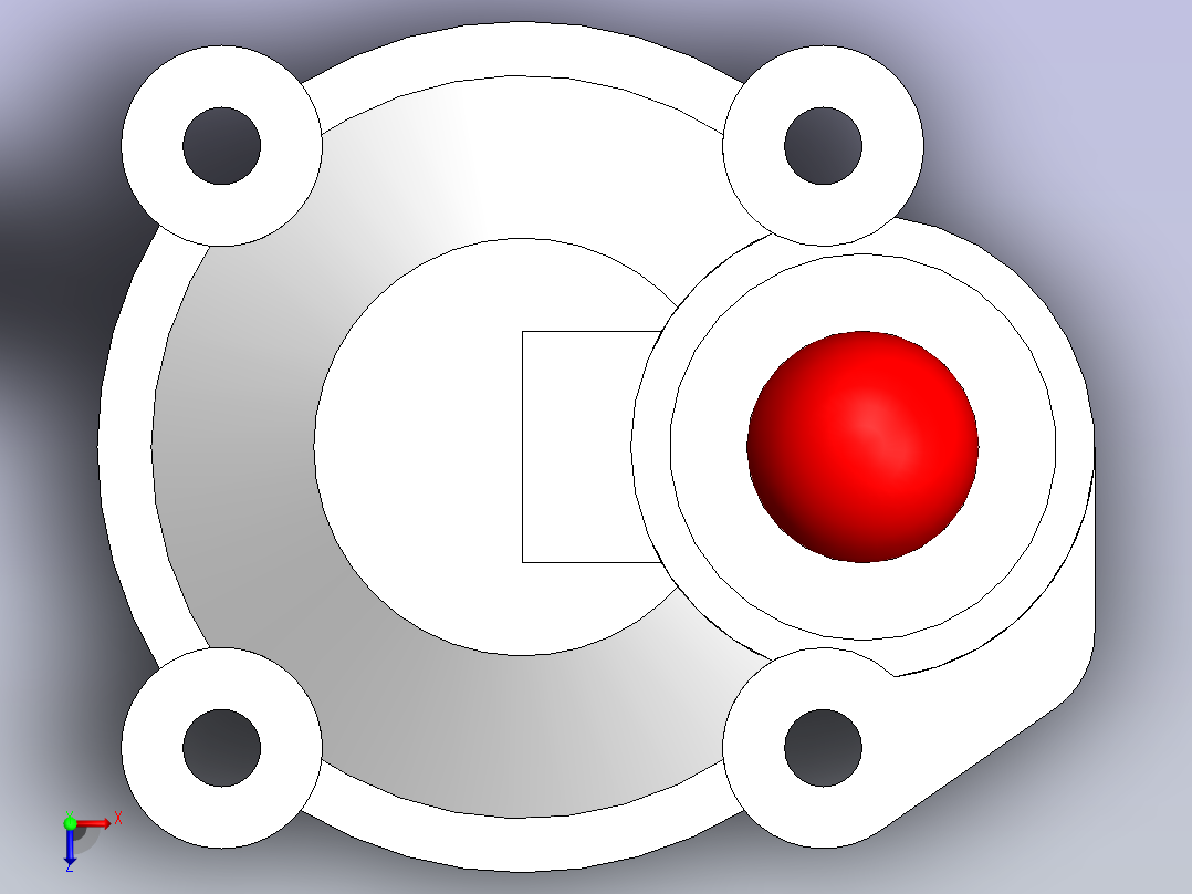 A0004557-操纵杆杠杆  控制杆底座俯视图