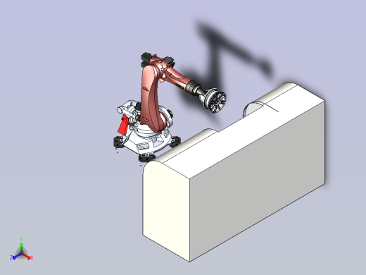 夹持搬运机器人正等轴测缩略图