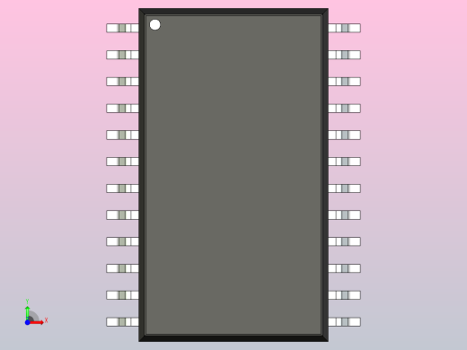 106x SOIC 封装（小外形集成电路）SOIC127P1200X280-24N前视缩略图