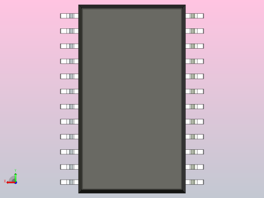 106x SOIC 封装（小外形集成电路）SOIC127P1200X280-24N后视缩略图