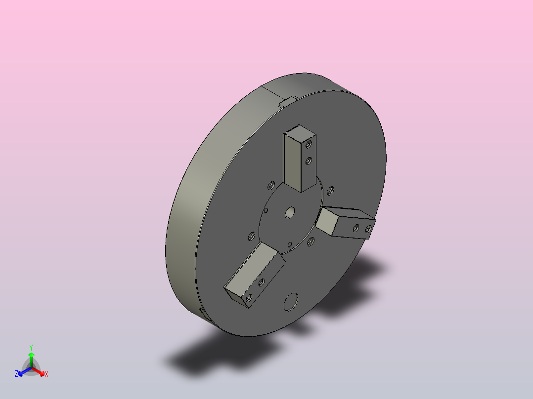 3P╱3P-A高速中实动力夹头（二）[3P-32]正等轴测图