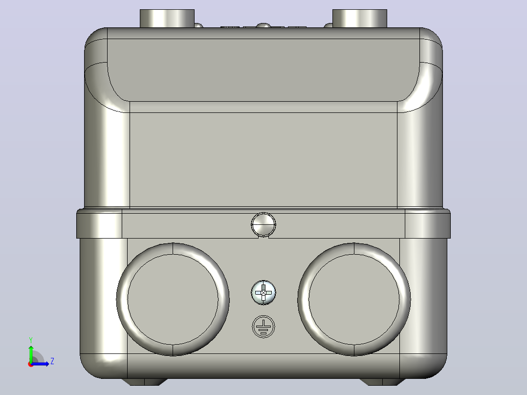 NQ2-33P电磁起动器三维模型202204左视图