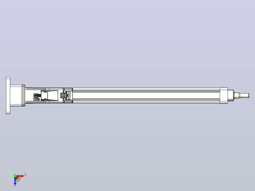 轻载电动缸TPA-ESR25-1002C-L400-MR-FB-W-P10-C3俯视缩略图
