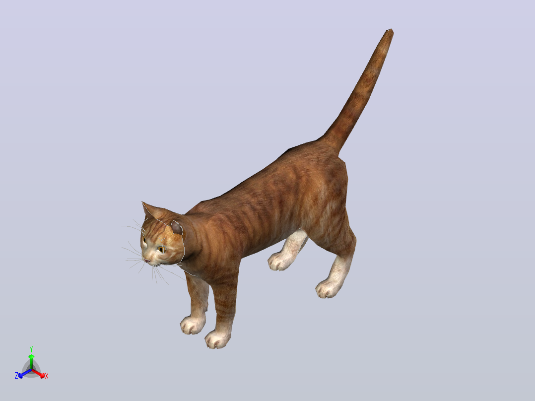 猫咪正等轴测图