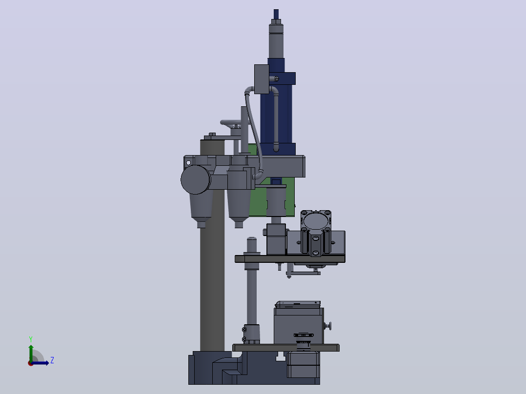 A7 RXC-R底盖斜面孔冲孔治具左视图