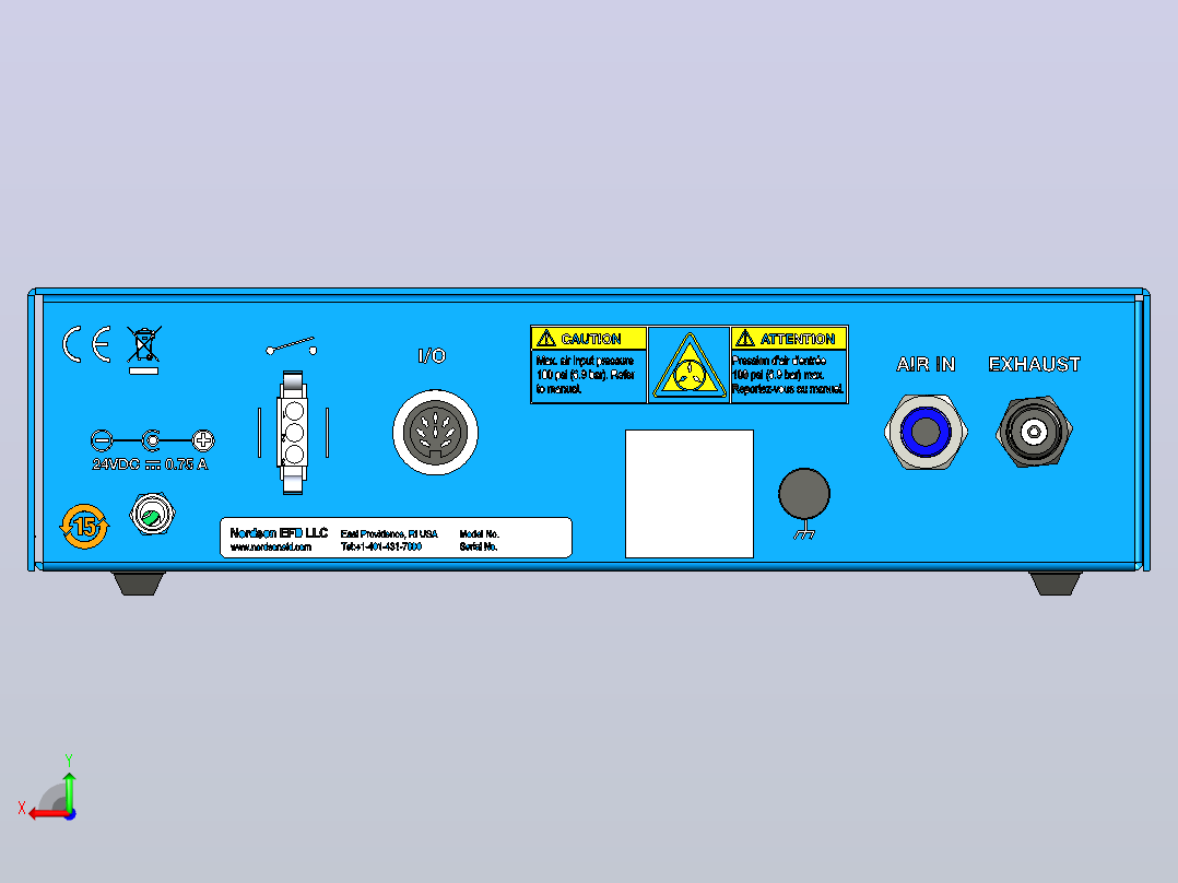 诺信EFD - Performus X15后视图
