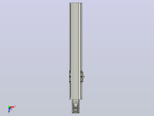 日规模组半封闭丝杆TPA-HNR-65S-1610C-L300-M-C-P10-N3俯视缩略图