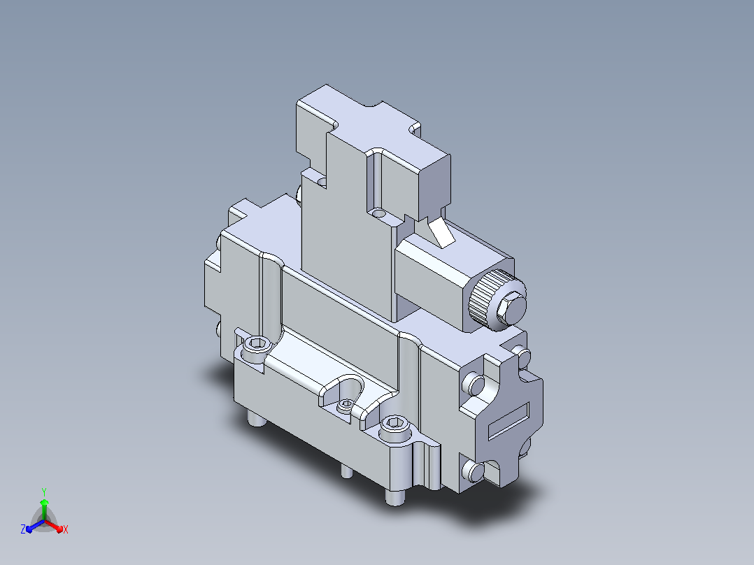 DPZO-AES-PS-271-L5-D1电液比例换向阀主视图