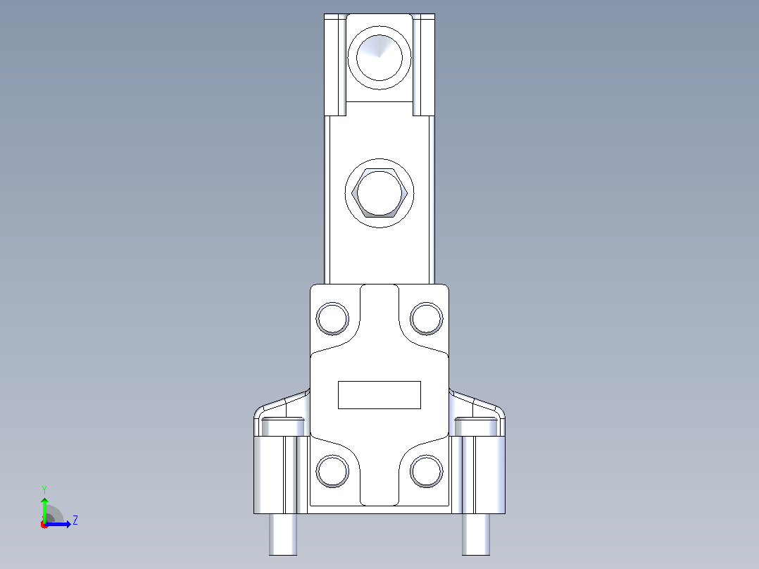 DPZO-AES-PS-271-L5-D1电液比例换向阀左视图