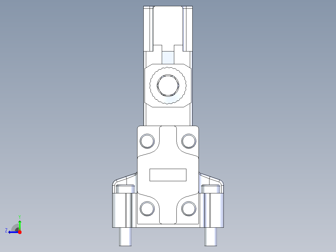DPZO-AES-PS-271-L5-D1电液比例换向阀右视图