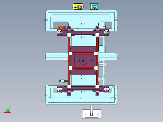 JH476F015-S（后地板总成夹具）后视缩略图