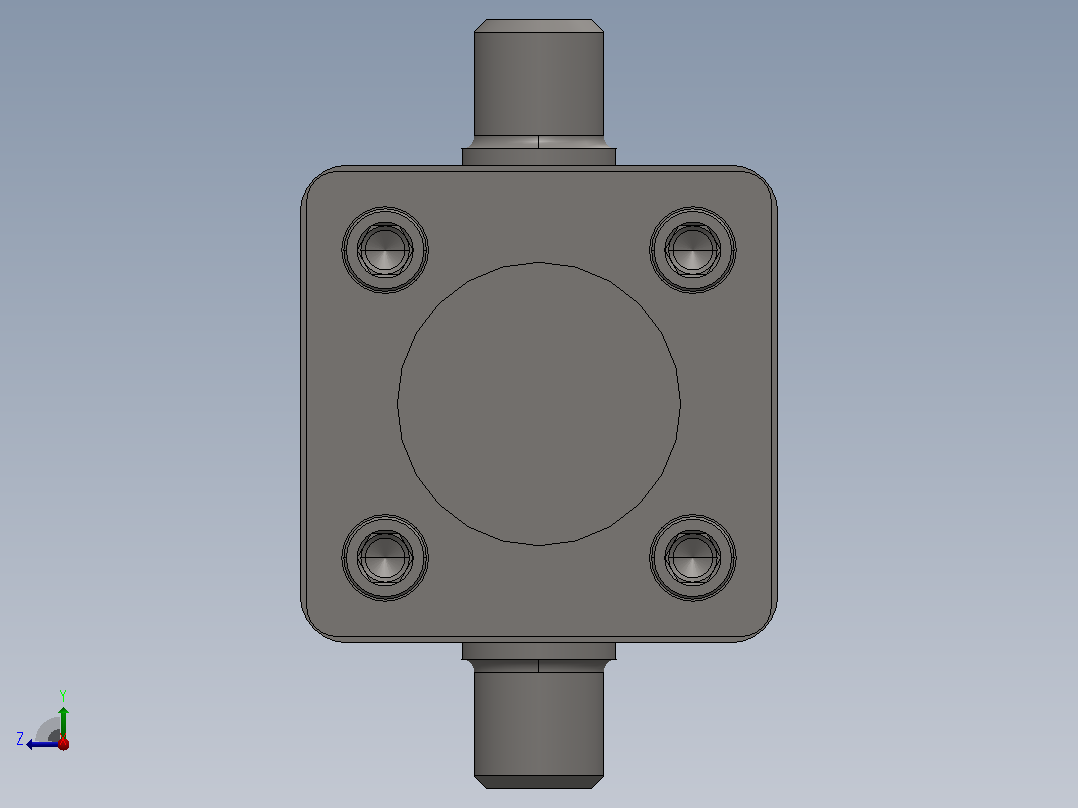 PARKER气缸P1DMS040MCE0250SHNNN_7011-12 WORKING RETRACTED右视图