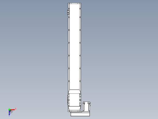 滚珠丝杠直线轴内置导轨TPA-GCR-150-2010C-L1000-ML-M75-N3俯视缩略图
