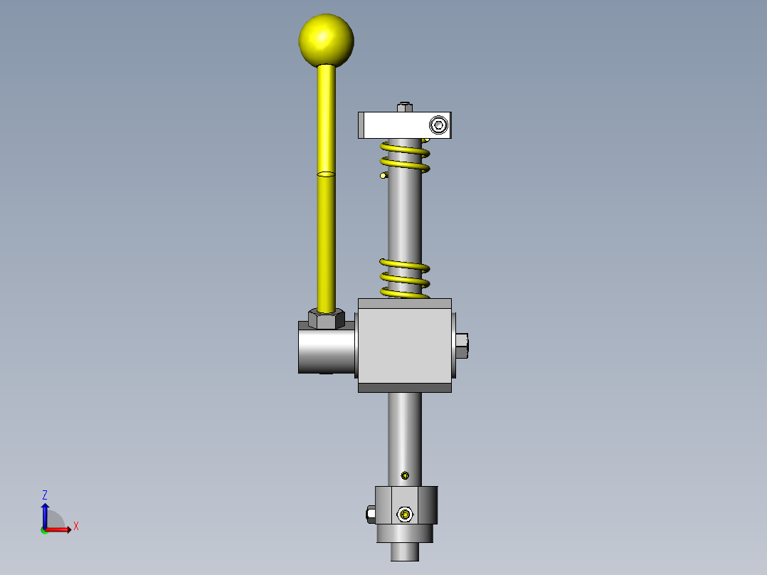 位置不同的压入夹具前视图