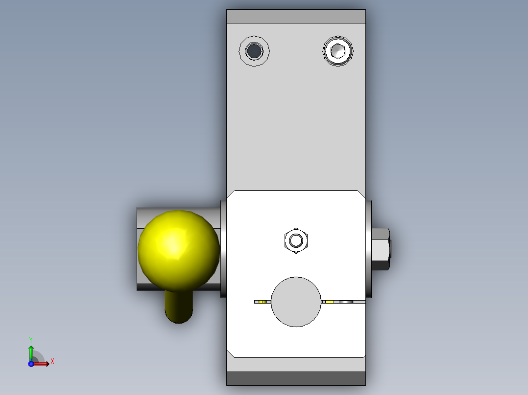 位置不同的压入夹具俯视图