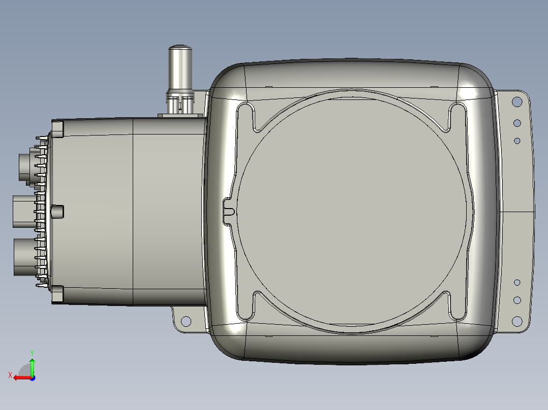 那智机器人nachi ez03 4axis scara robot后视图