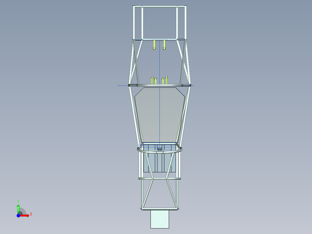 大学生方程式赛车设计（传动及最终传动系统设计）前视图