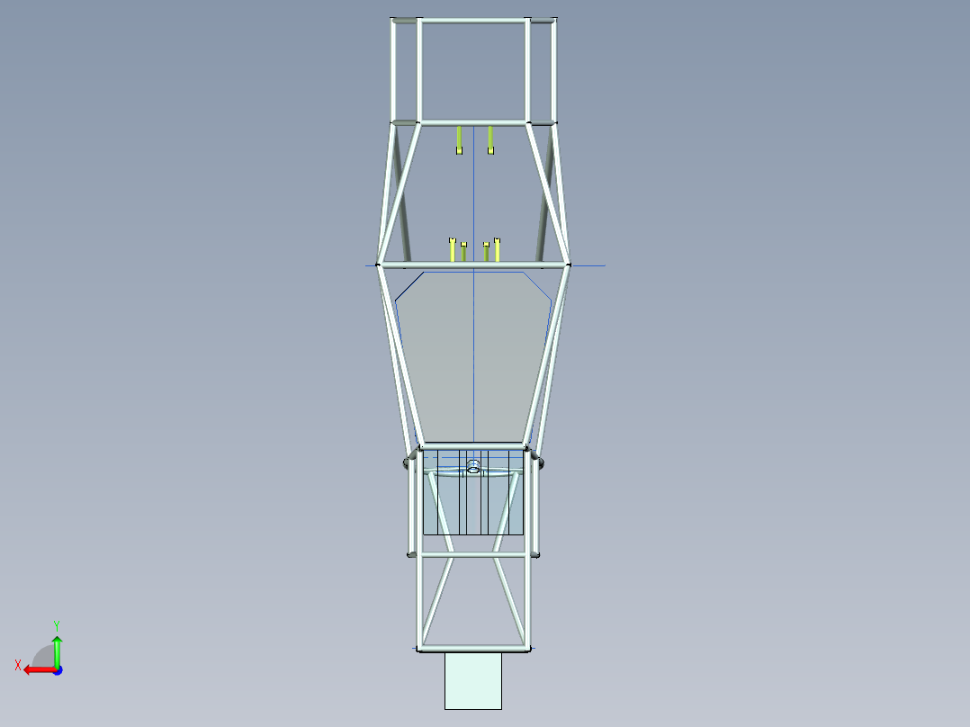 大学生方程式赛车设计（传动及最终传动系统设计）后视图