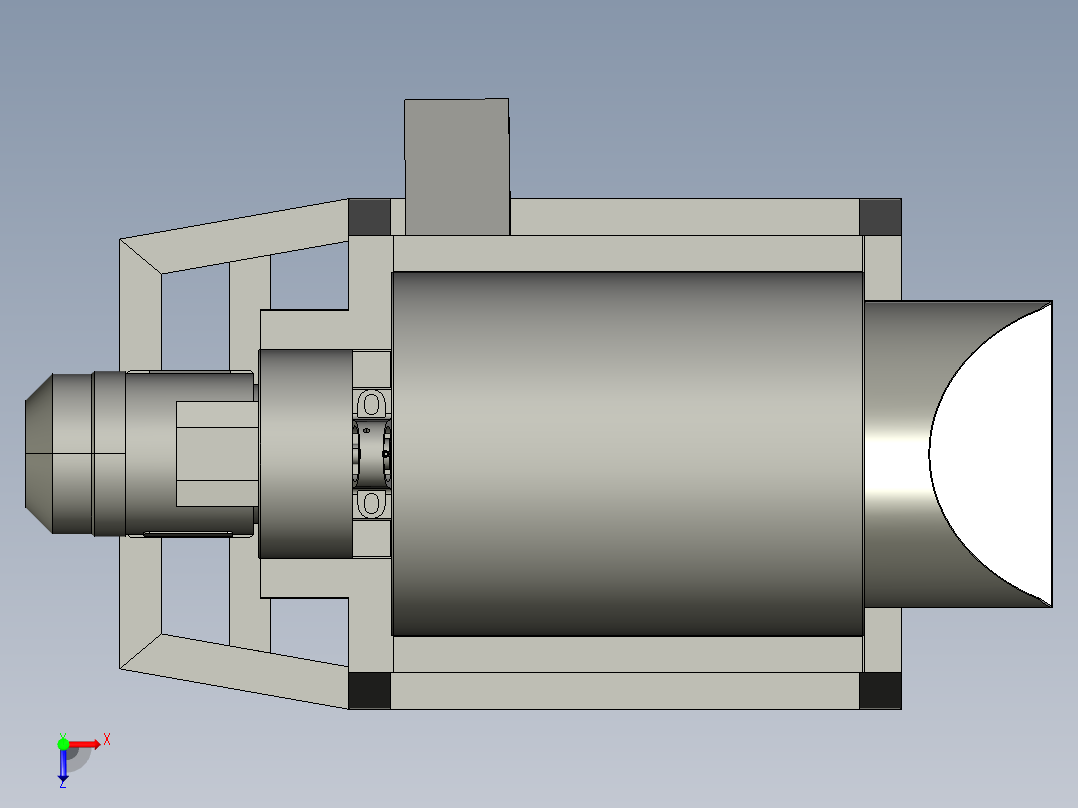 搅拌机3D俯视图