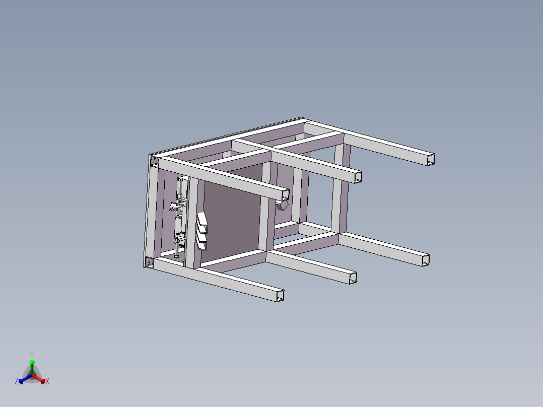 某弹体尺寸自动测量设备开发——测量部件设计正等轴测图