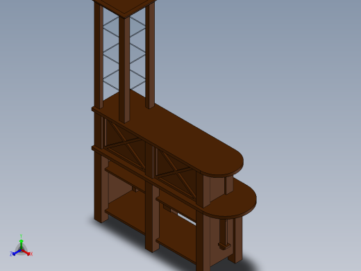 小厨房和一个接待桌
