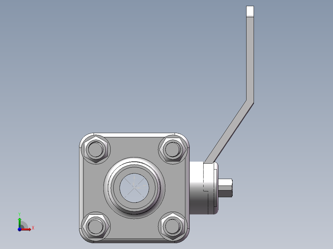 球阀设计前视图