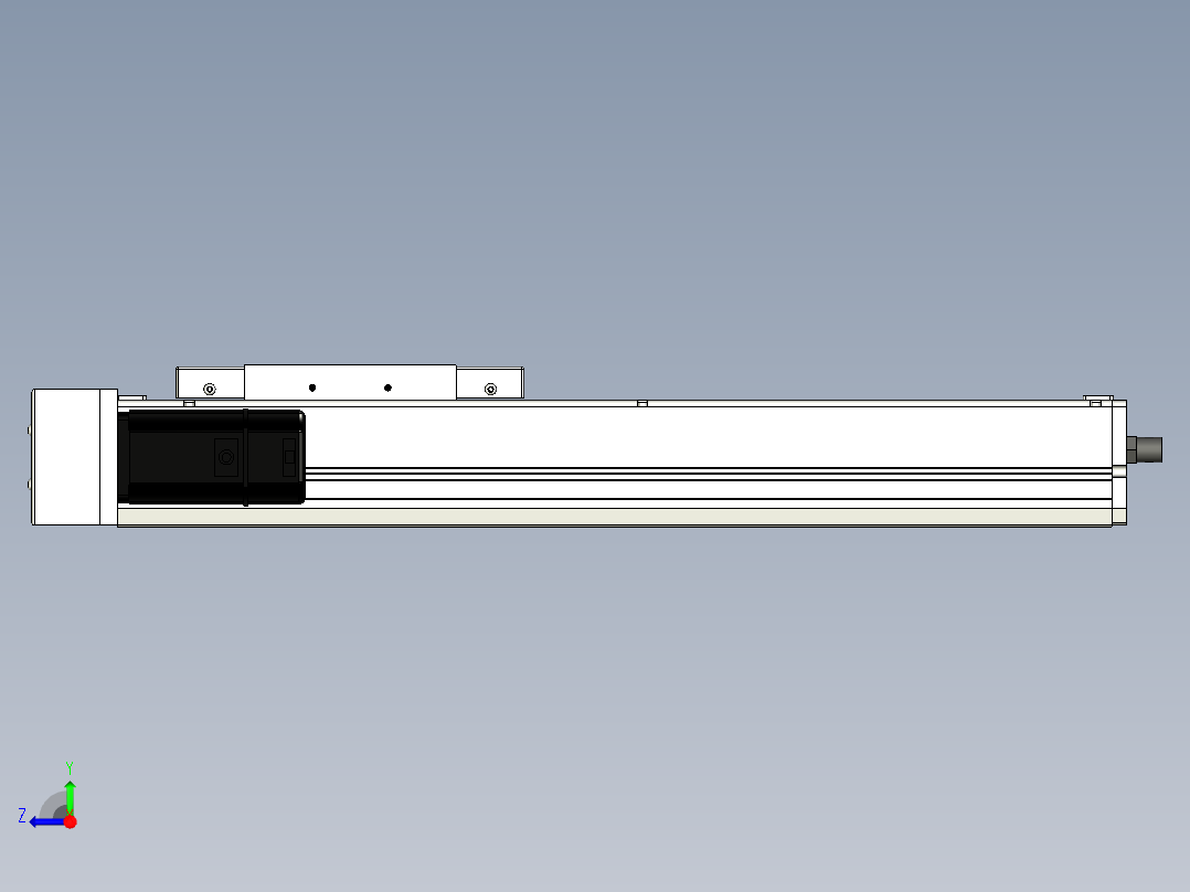 Toyo东佑达直线模组-ECH17-350-BL-400W右视图