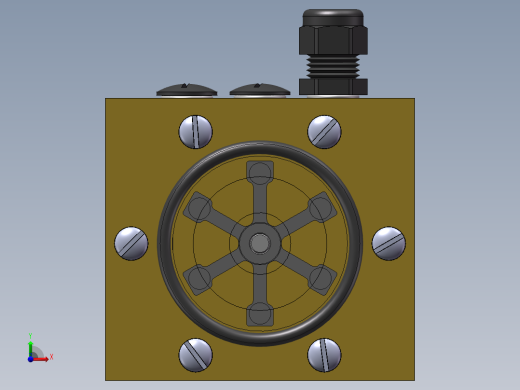Solidworks模型前视缩略图