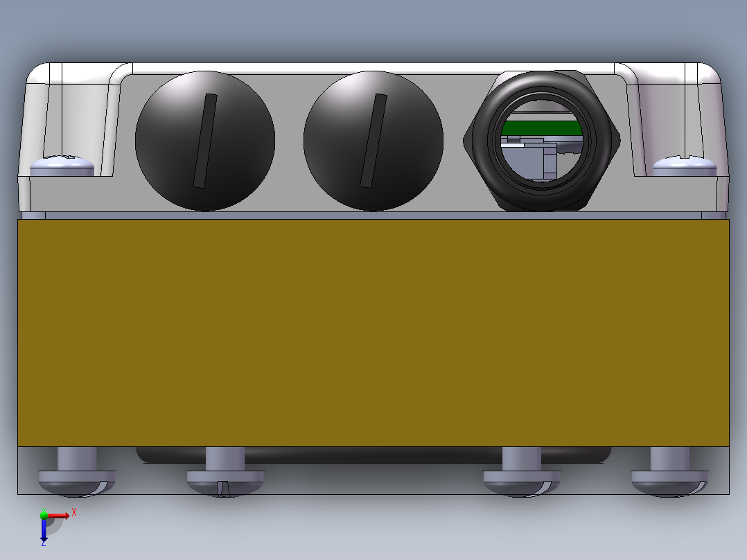 Solidworks模型俯视图