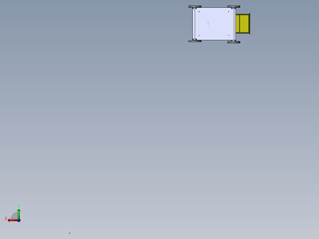 路灯维修升降机后视图